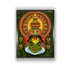 Kathakali Dancer Face Kerala Mural Canvas Wall Prints Canvas Wall Prints Set of 1 Multicolor Matte