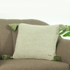 Moss Knit Pistachio Green Cushion Cover  16X16 Inches