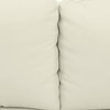 Farina 3 Seater Half Leather Sofa in Milk Colour