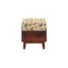 Olive Solid Wood  Ottomon in  Multicolor Colour