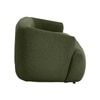 Morgen Boucle Fabric 3 Seater Sofa In Olive Green