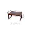 Hamstreet Sheesham Wood Coffee Table In Walnut Finish