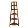 Himani Solid Wood  Bookshelf in Honey Oak Finish