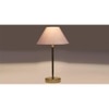 Grey cotton with Metal Gold Table Lamp