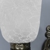Devansh Metal Electric Wall Light in Antique gold Colour with White Shade Count of 2 Lights