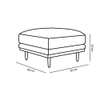 Klee Ottoman Color in Grey