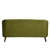 Nilo Velvet 3 Seater Sofa Mint Green  in Colour