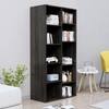 Hexa Engineered Wood Bookshelf Multipurpose Storage Rack in Flower Wenge Colour