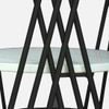 Metale Metal Side Table in Black Colour