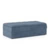 Peckham 3 Seater Click Clack Sofa Cum Bed In Ocean Weave Colour