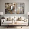 The Castle Decor Horse Abstract Wall Art Set of 5 27x48 Inch