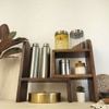 Helene Wooden Kitchen Countertop Organiser
