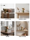 Round Stone Design Resin Showpiece Artistic Decorative Home Accent