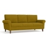 Oxford 3 Seater Fabric Sofa in Olive Green Colour