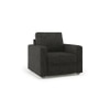 Apollo Compact Sofa Set (Colour : Graphite Grey, Cushion : Soft, Back Type : Regular, Seater : 2+1+1)
