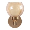 Eliante Modern Wall Lights Mild Steel & Glass Material Gold & Champaign Finish