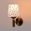 Devansh Metal Electric Wall Light in Gold Colour with Multi Shade Count of 1 Light