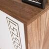 Nextstep 2 Door Floor Shoe Rack Noce Lyon