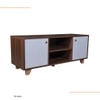 Enigneed Wood 55 Inch TV Unit in Columbian Walnut Finish
