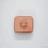 Galvanized Rectangular Butter Box In Orange Colour
