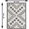 Ziggurat Carpet Size 7.8x5.4 ft.