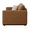 Mellow 1 Seater Sofa In Soft Fabric Brown Color