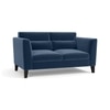 Lewis Sofa Set (Colour : Lapis Blue, Cushion : Hard, Seater : 2+1+1)