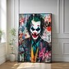 The Castle Decor Dark Graffiti Villain Wall Art Framed Painting 20x30 Inch