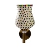Devansh Metal Electric Wall Light in Gold Colour with Multi Shade Count of 1 Light