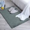 Leighton Green Solid Natural Fiber 24x16 inches Anti-Skid Bath Mat