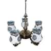 Devansh Metal Electric Wall Light in Grey Colour with Grey Shade Count of 1 Light