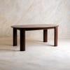 Twilight Solid Wood Eight Seater Dining Table in Brown Colour