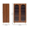 Stellar Multipurpose Storage Cabinet (Tall Size, Teak Brown)