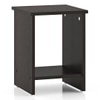 Nick Engineered Wood Side Table in Dark Wenge Finish