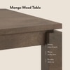 Atlas Solid Wood 4 Seater Dining Table With Rickman Lounge Chairs