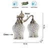 Devansh Metal Electric Wall Light in Multi Colour with Multi Shade Count of 2 Lights