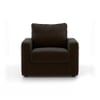 Apollo Sofa Set (Colour : Chocolate, Cushion : Hard, Back Type : Regular, Seater : 2+1+1)