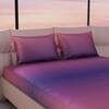 Stoa Paris 300TC UltrSatin King Bedsheet Set Satin King Pink Indigo