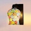 Devansh Solid Wood Electric Wall Light in Brown Colour with Multi Shade Count of 1 Light