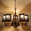 Devansh Dual Steel Metal  Wallmounted Lamp With Beige Jute  Shade