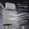 Kepler Brooks Eterna High Back Premium Office Chair in Grey Colour