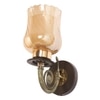 Eliante Modern Wall Lights Mild Steel & Glass Material Antique & Champaign Finish