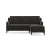 Abbey Sectional Sofa (Colour : Graphite Grey, Cushion : Hard, Seater : Right Aligned 2 Seater + Right Aligned Chaise)
