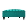 Replon 2 Ottoman with Storage Color in Tourquise