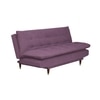 Della 3 Seater Sofa Cum Bed In Purple Colour