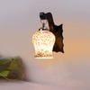 Devansh Solid Wood Electric Wall Light in Brown Colour with Multi Shade Count of 1 Light