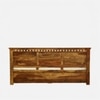 Zvya Solid Wood King  Size Bed With Box Storage (Provincial Teak Finish)
