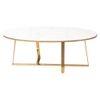 Griffin Coffee Table In Mirror Gold Finish