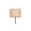 Donahue Beige Cotton Shade Floor Lamp
