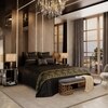 Stoa Paris Super King Bedsheet  Bedsheet, Midnight Gala Black